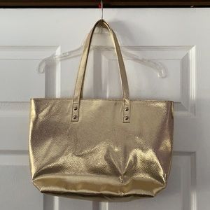 CHI Metallic Gold Tote Bag